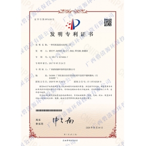 发明专利：一种有机氮废水处理工艺