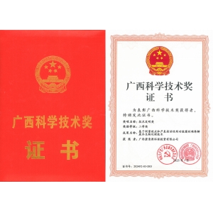 广西科学技术奖技术发明类二等奖